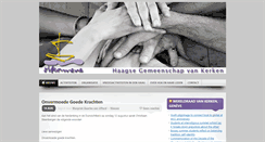 Desktop Screenshot of oecumenedenhaag.nl